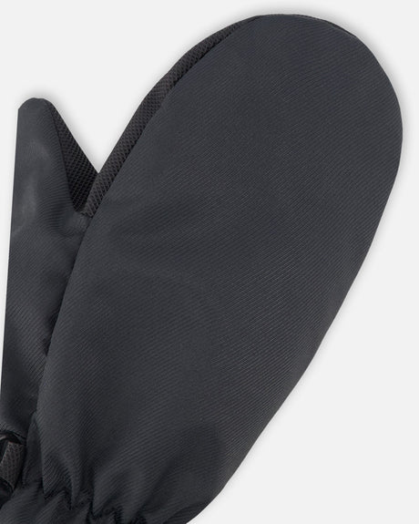 Baby Mid-Season Mittens Black-1