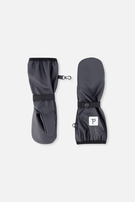 Baby Rain Mittens Black-0