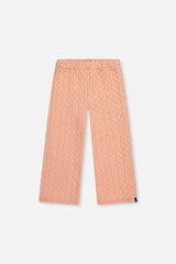 Wide Leg Jacquard Pants Pink-0