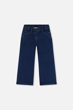 Jeggings With Lurex Navy Blue Denim-0