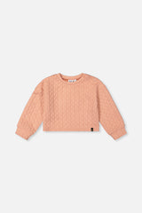 Jacquard Sweatshirt Pink-0