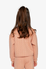 Jacquard Sweatshirt Pink-3