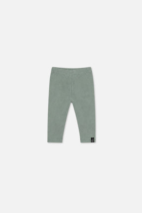 Baby Rib Leggings Green Printed Green-0