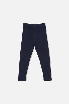 Baby Rib Leggings Dark Blue-0