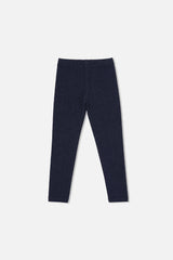 Baby Rib Leggings Dark Blue-1