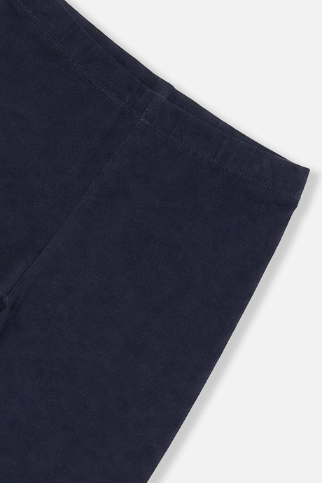 Rib Leggings Dark Blue-2