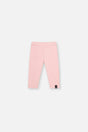 Baby Rib Leggings Pale Dusty Pink-0