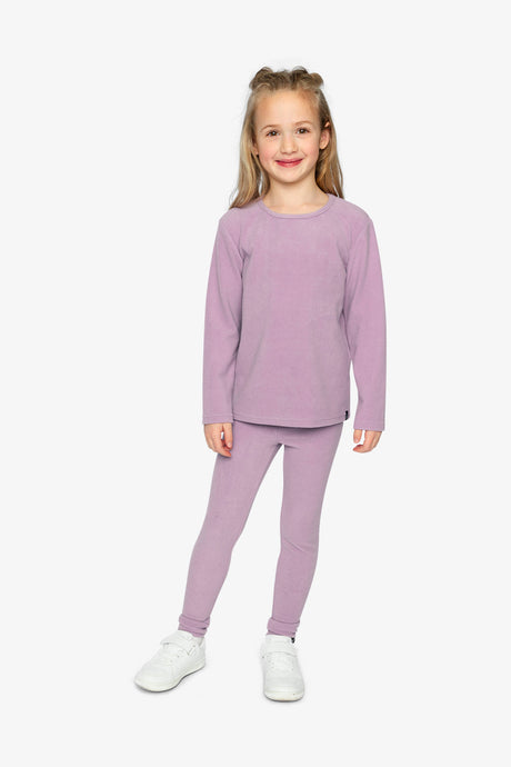 Rib Leggings Violet-4