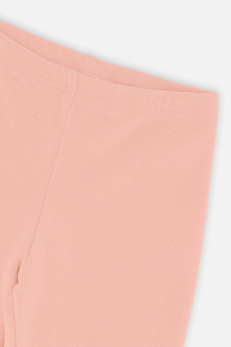 Rib Leggings Pink-2