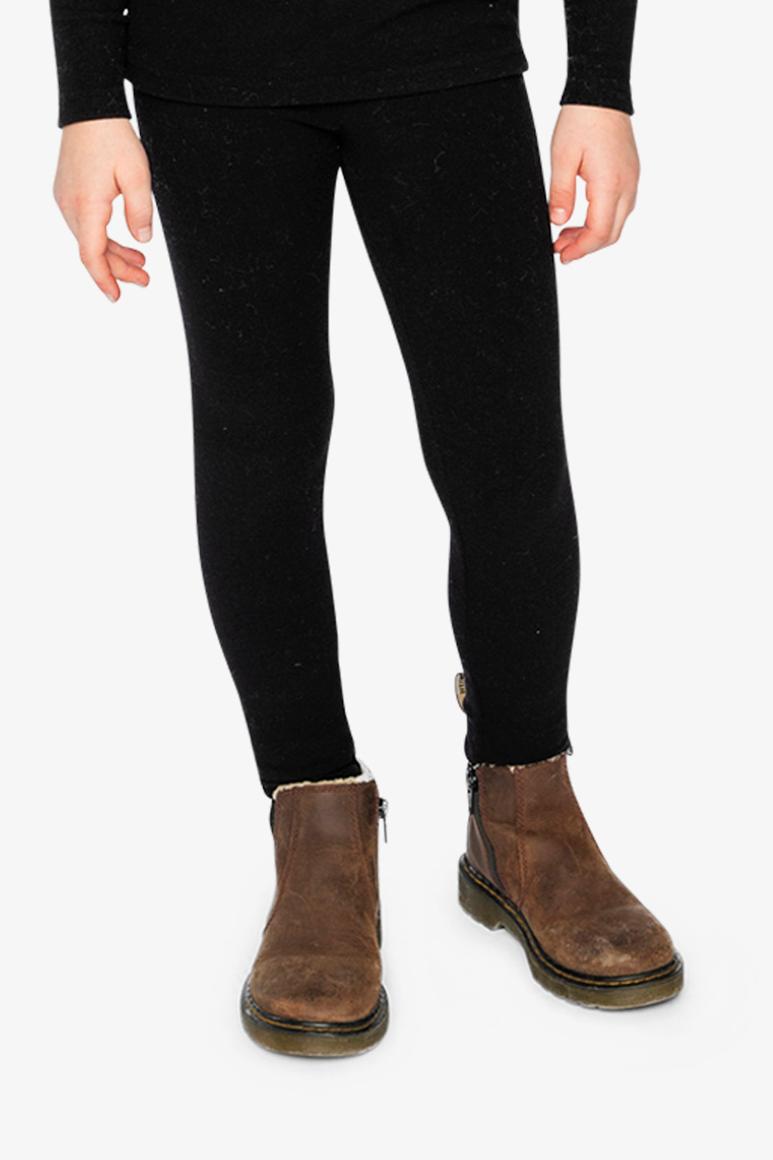 Rib Leggings Black-1