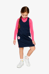 Brushed Rib Mock Neck Top Pink-4