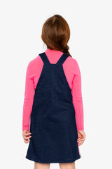 Brushed Rib Mock Neck Top Pink-3