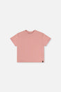 Heavy Jersey Wide Short Sleeve T-Shirt Pink-0