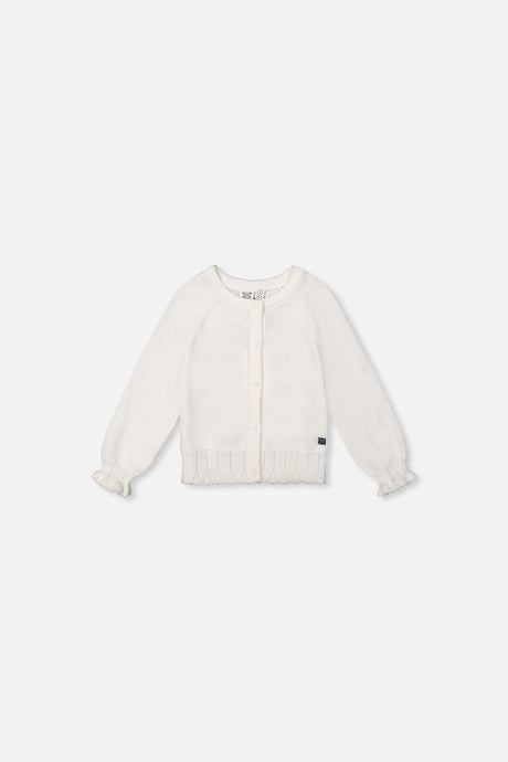 Baby Knit Cardigan Off-White-0