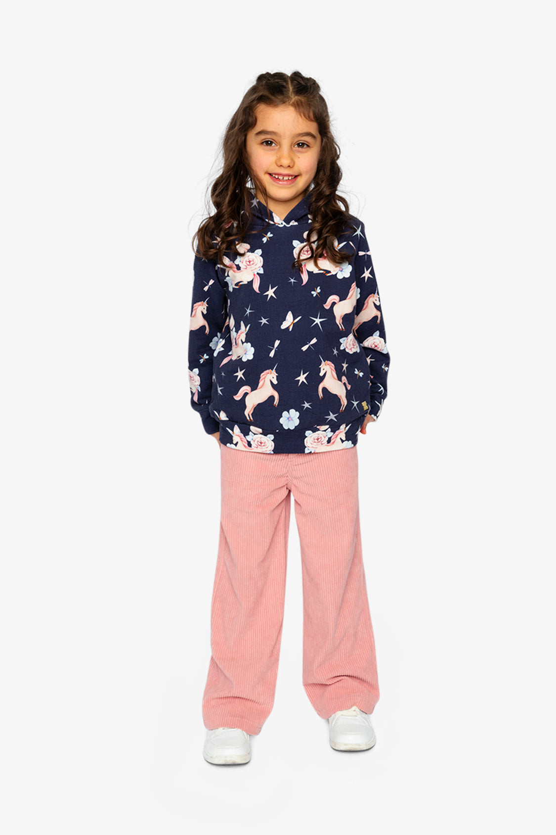 Printed Hoodie Purple Unicorn Print-4