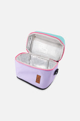 Lunch Box Turquoise Blue, Pink And Mauve-2