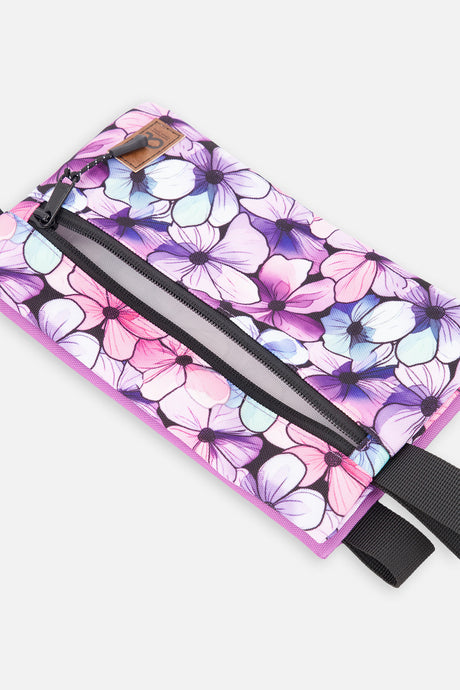 Pencil Case Black Floral Print-2