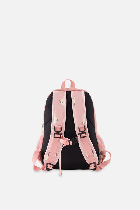 Little Kids Backpack Pink Leopard Print-1