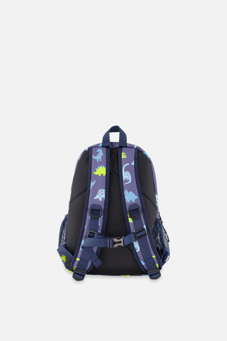 Little Kids Backpack Blue Printed Dinos-1