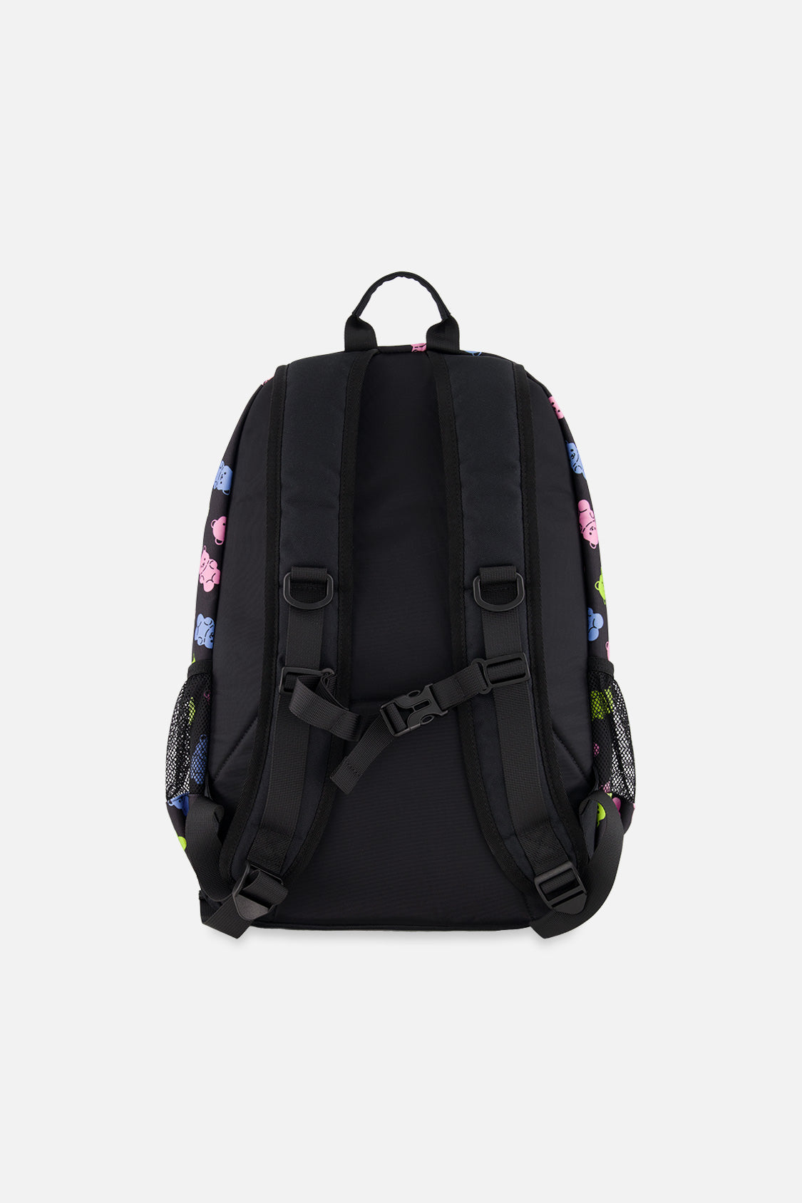Kids Backpack Black Printed Gummy Bears-2