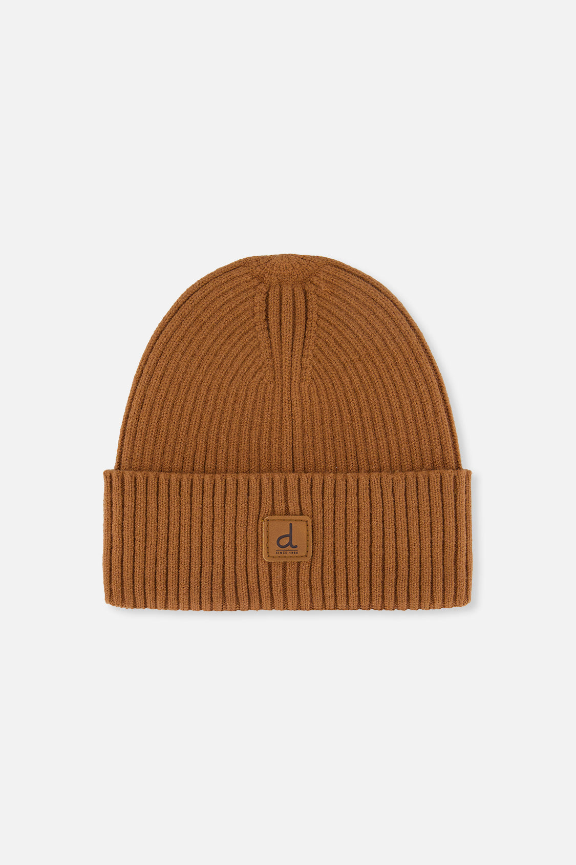 Ribbed Knit Hat Brown Sugar-0