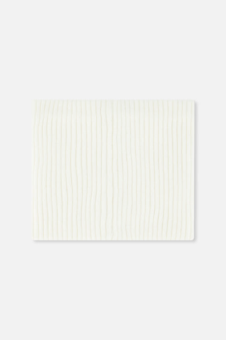 Ribbed Knit Neckwarmer Off-White-1