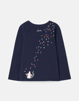 Ava Long Sleeve Applique Artwork T-Shirt | Joules - Joules