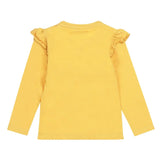 Baby Girls Shirt Yellow Rainbow | Dirkje - Dirkje