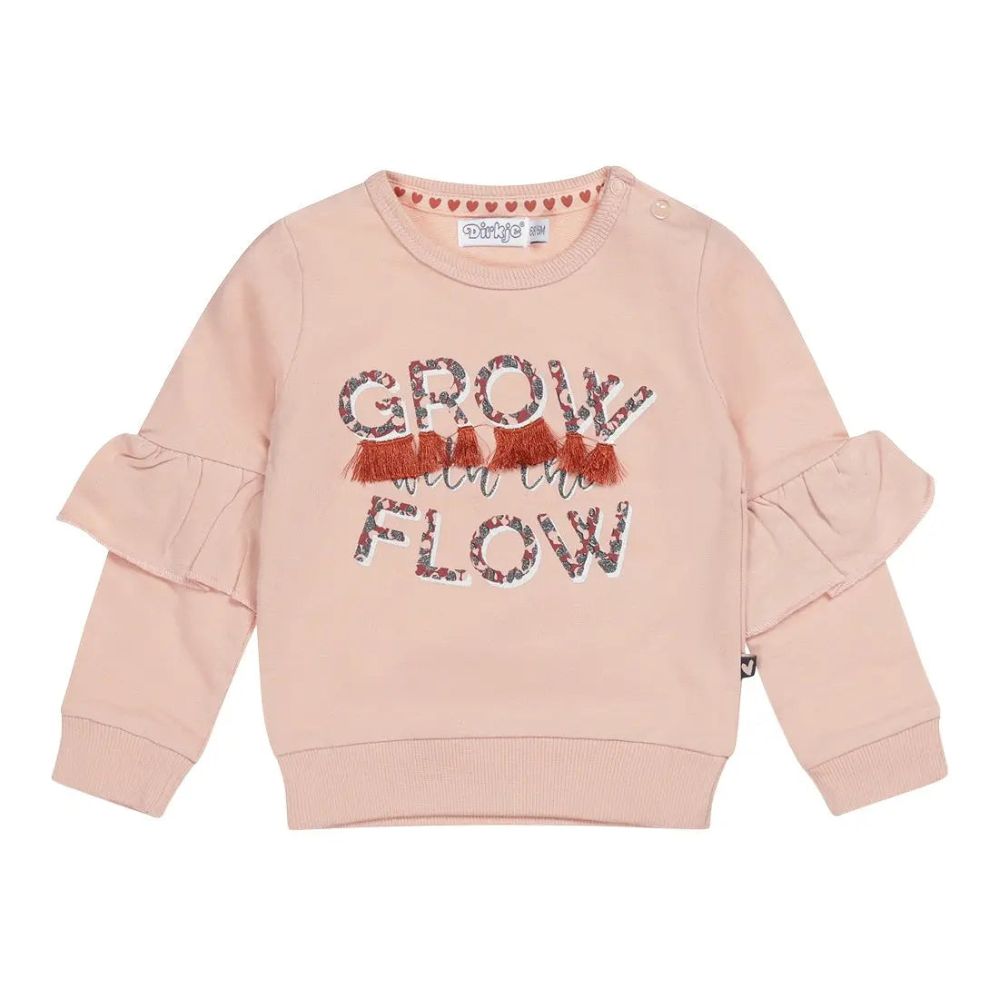 Baby Girls Sweater Dusty Pink | Dirkje - Dirkje