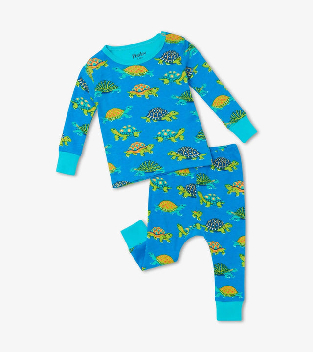 Baby Turtles Organic Cotton Baby Pajama Set | Hatley - Jenni Kidz