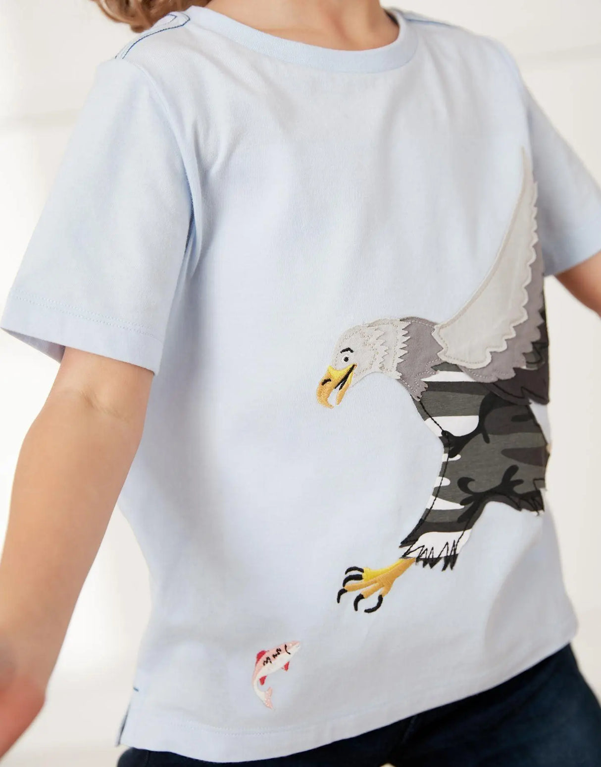 Boy Archie Applique Short Sleeve T-shirt | Joules - Jenni Kidz