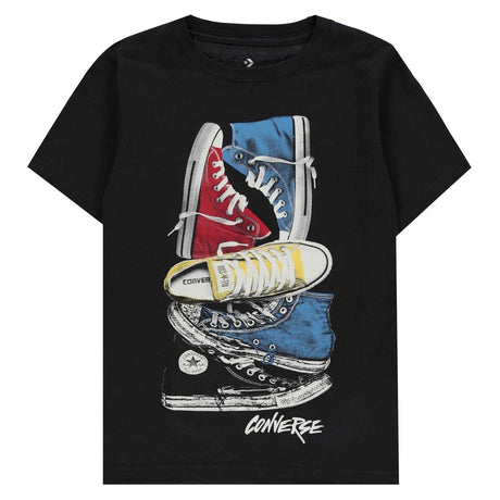 Boy Sneakers Print Logo T-Shirt | Converse - Jenni Kidz