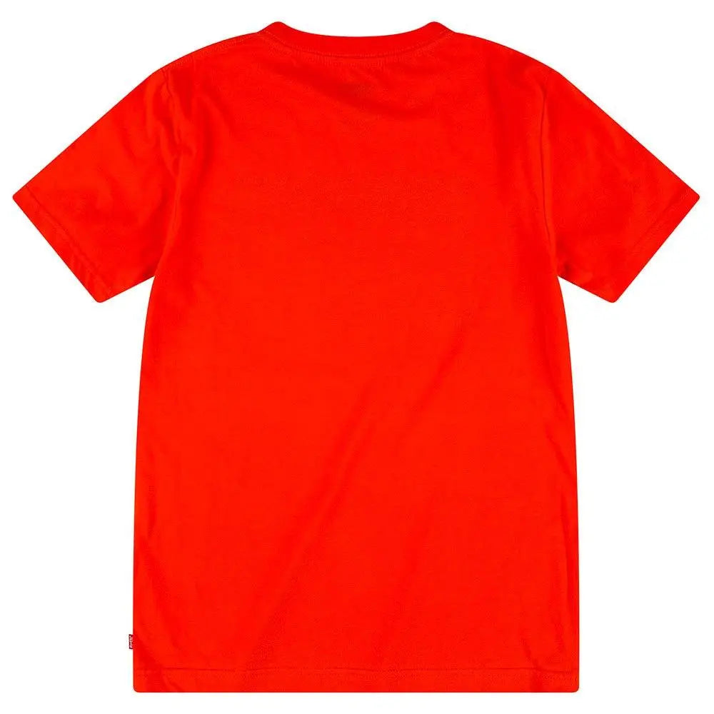 Boy's Logo Short Sleeve T-Shirt Red | Levi's - Jenni Kidz