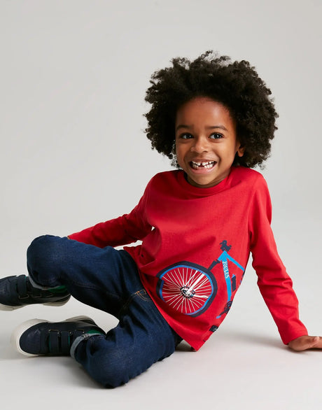 Boys' Finlay Long Sleeve T-Shirt | Joules - Joules