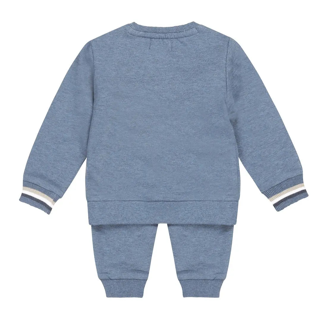 Boys Baby Set Jumper and Trousers Blue Melange | Dirkje - Dirkje