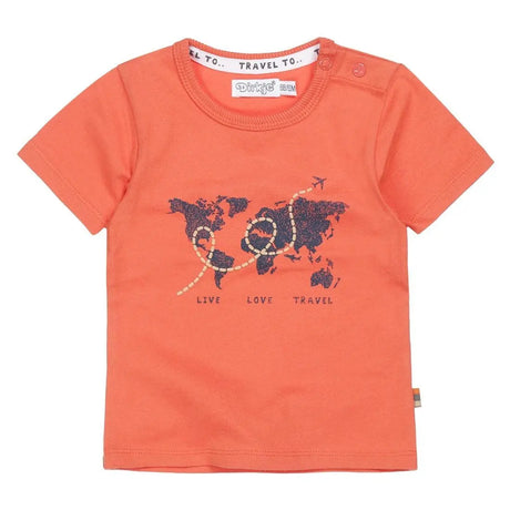 Boys T-shirt Orange | Dirkje - Jenni Kidz