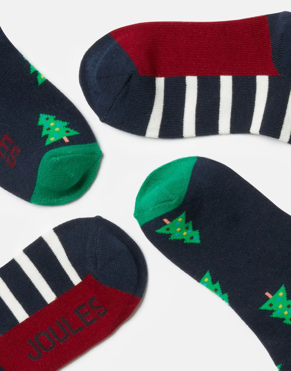 Brill Bamboo 2 Pack Socks - Festive | Joules - Joules