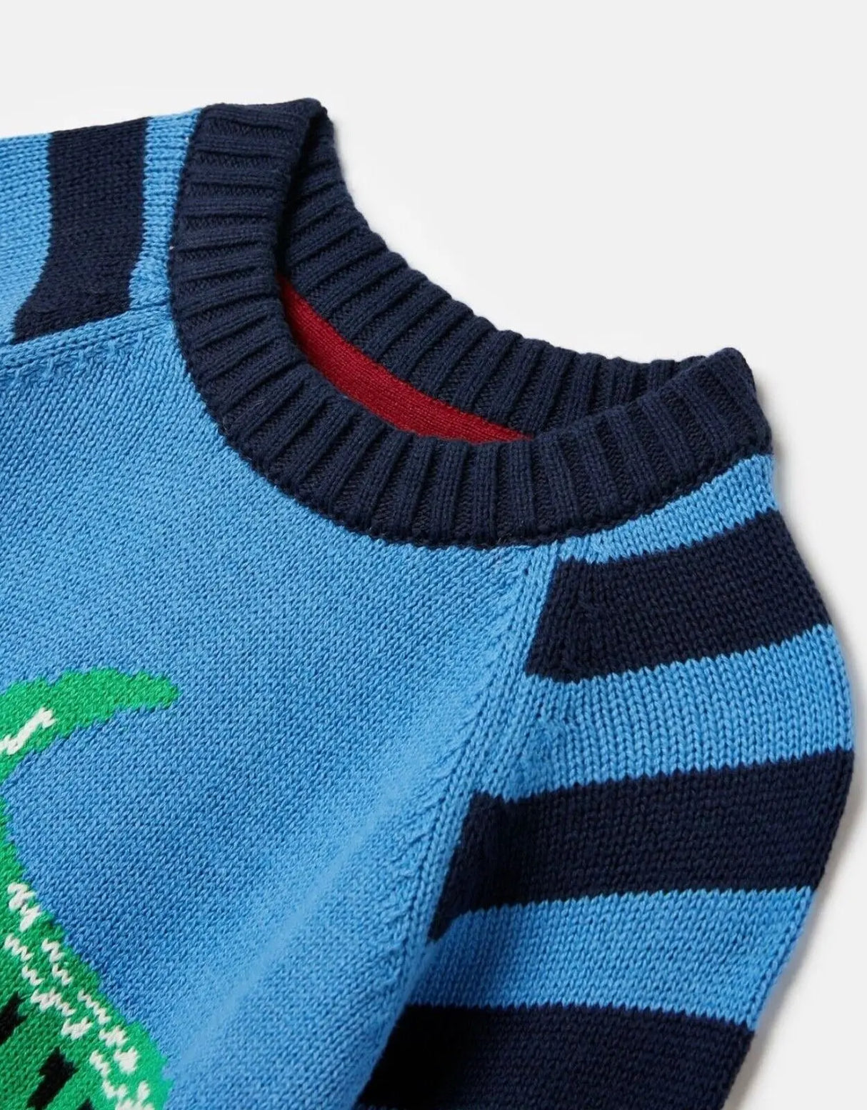 Burford Intarsia Crew Neck Knit Sweater | Joules - Jenni Kidz
