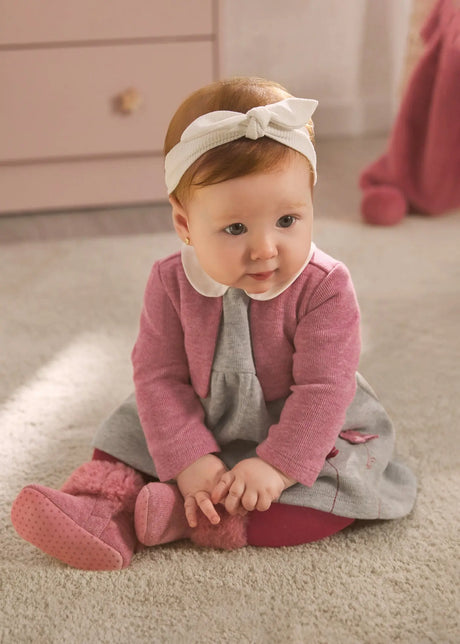 Cardigan Dress Newborn Girl | Mayoral - Mayoral