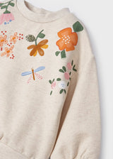 Embroidered Flowered Sweatshirt Baby Girl - Lino | Mayoral - Mayoral
