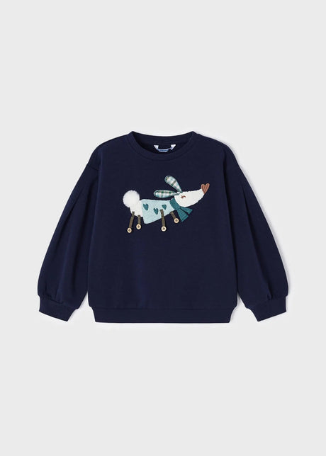 Embroidered Sweatshirt Girl | Mayoral - Mayoral