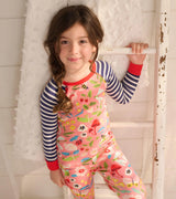 Enchanted Garden Organic Cotton Raglan Pajama Set | Hatley - Jenni Kidz