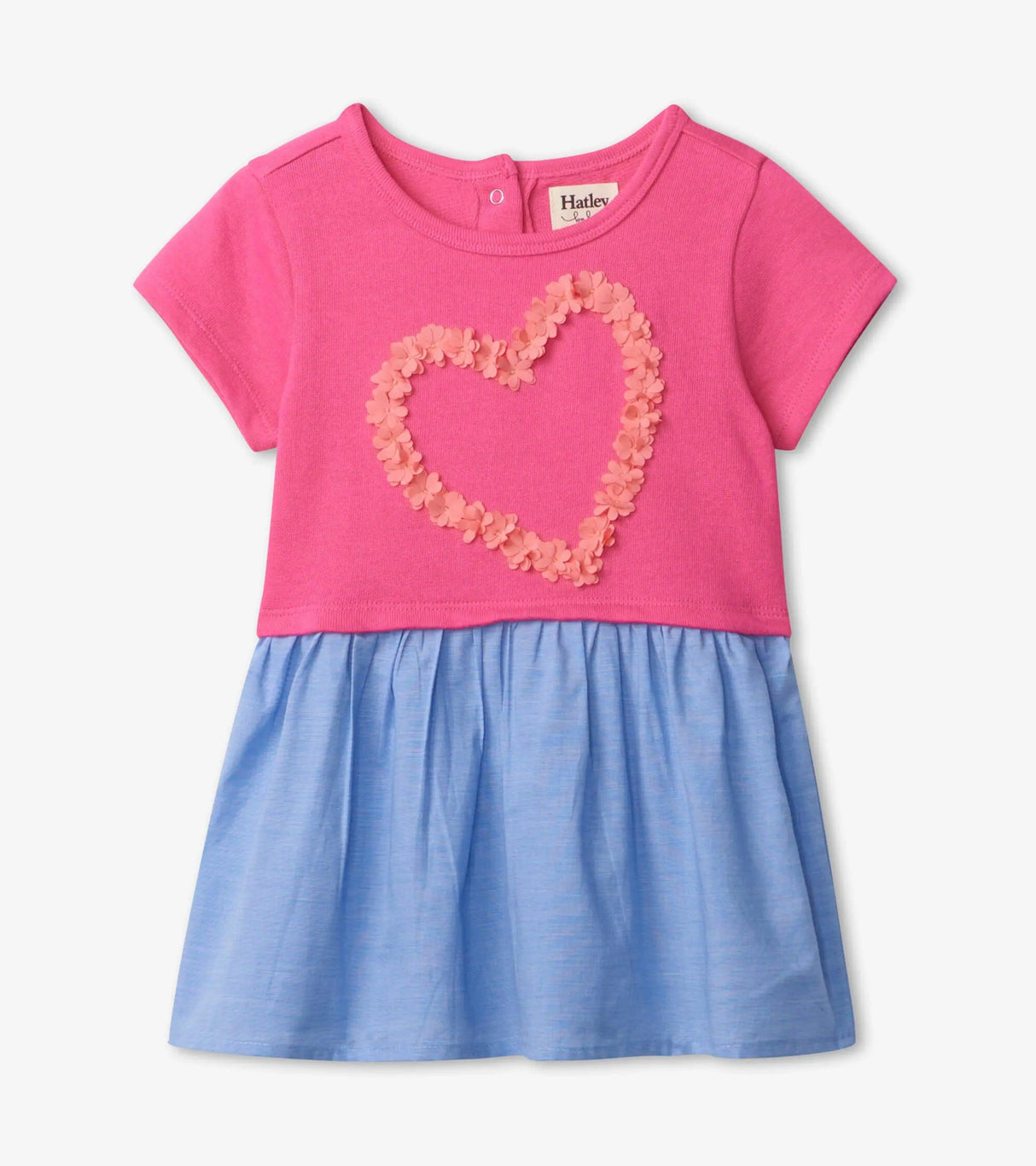 Flower Heart Baby Layered Dress | Hatley - Jenni Kidz