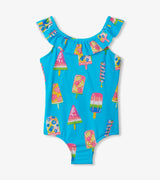 Fruity Pops Ruffle Sleeve Swimsuit | Hatley - Jenni Kidz