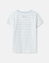 Girls Astra DOLPHIN STRIPE Artwork Top | Joules - Jenni Kidz