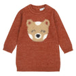 Girls Dress Rust Brown Bear | Dirkje - Dirkje