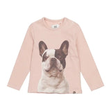 Girls Shirt Old Pink Bulldog | Koko-Noko - Koko-Noko
