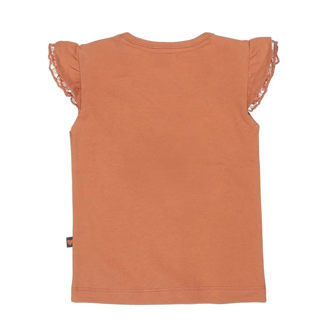 Girls T-Shirt Rusty Brown | Dirkje - Jenni Kidz