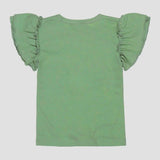 Girls T-shirt Green | Dirkje - Jenni Kidz