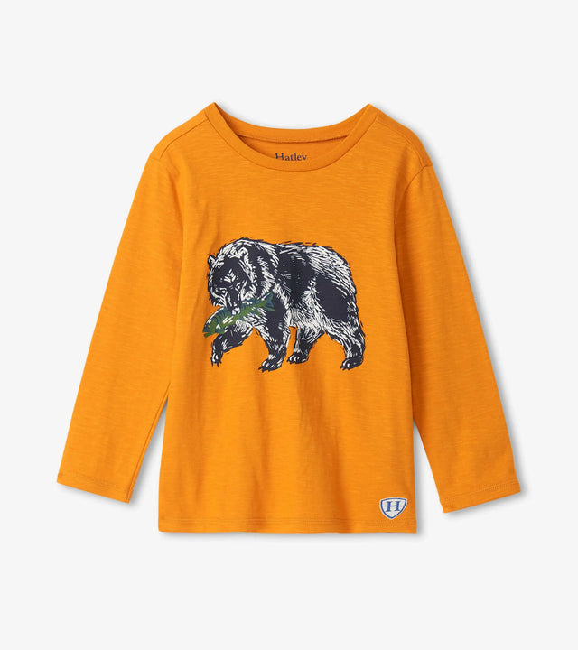 Grizzly Bear Long Sleeve Tee | Hatley - Jenni Kidz